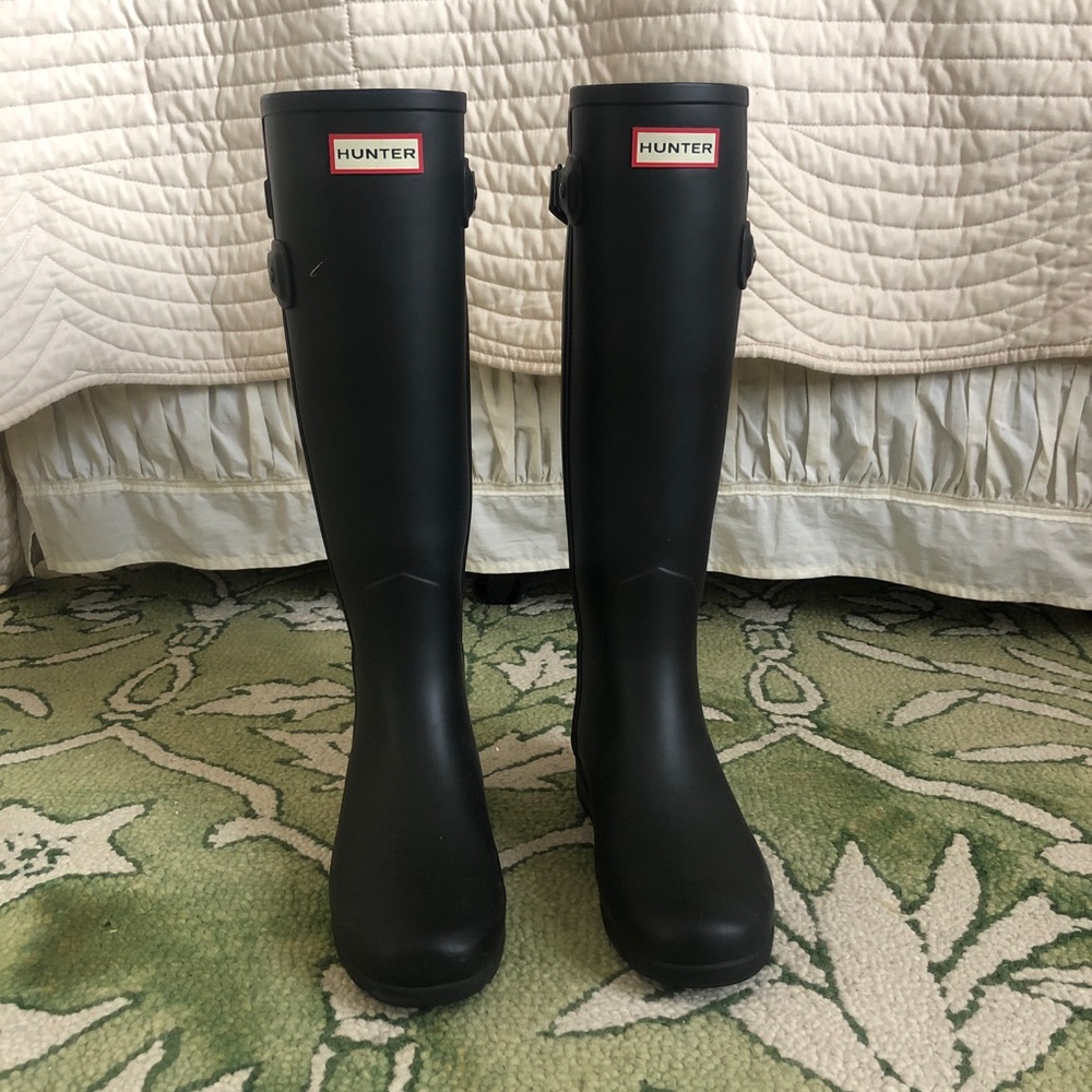 Hunter Rain Boots with Straps